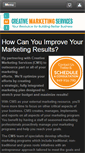Mobile Screenshot of creativemktgservices.com